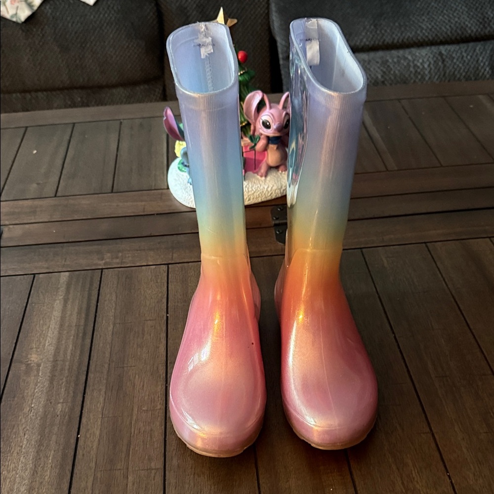 Cat & Jack Kids Rainbow Boots